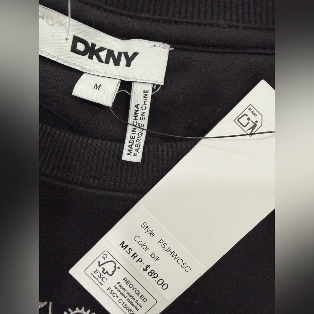 DKNY black sweater Sleek Black Apparel - Picture 6 of 10